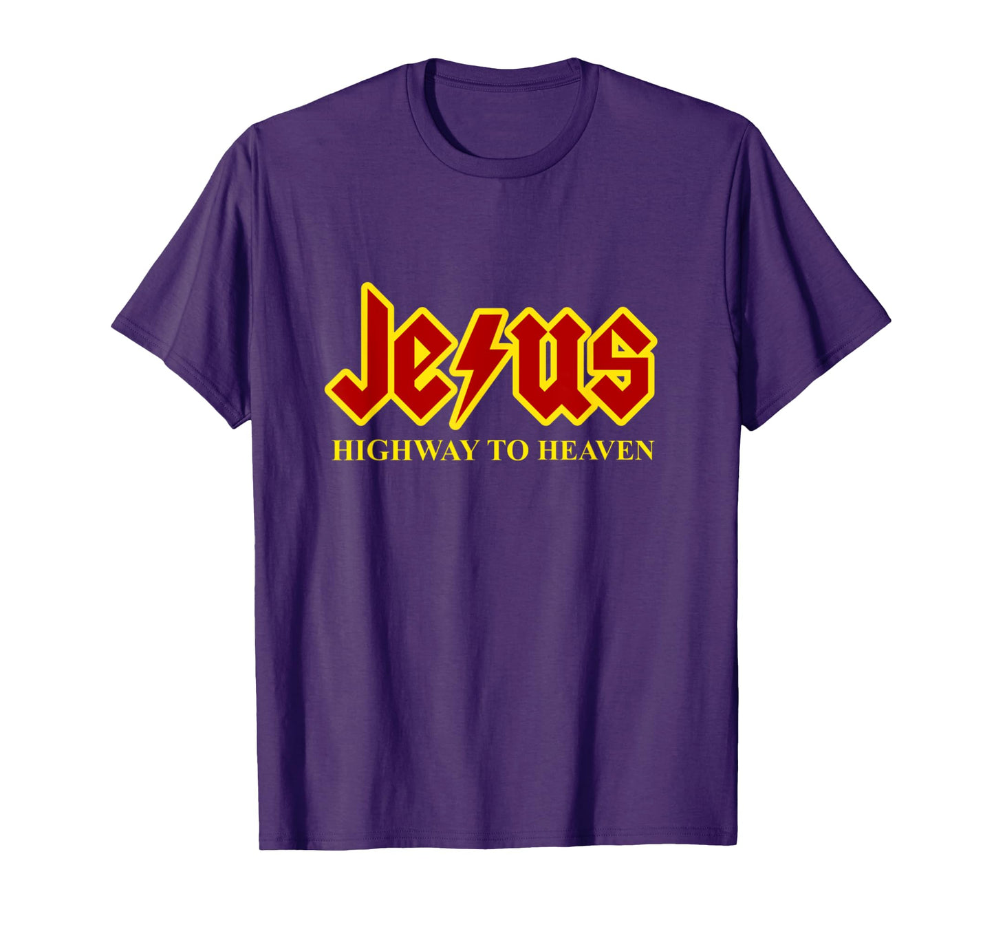 Jesus Highway To Heaven Funny Christian T-Shirt