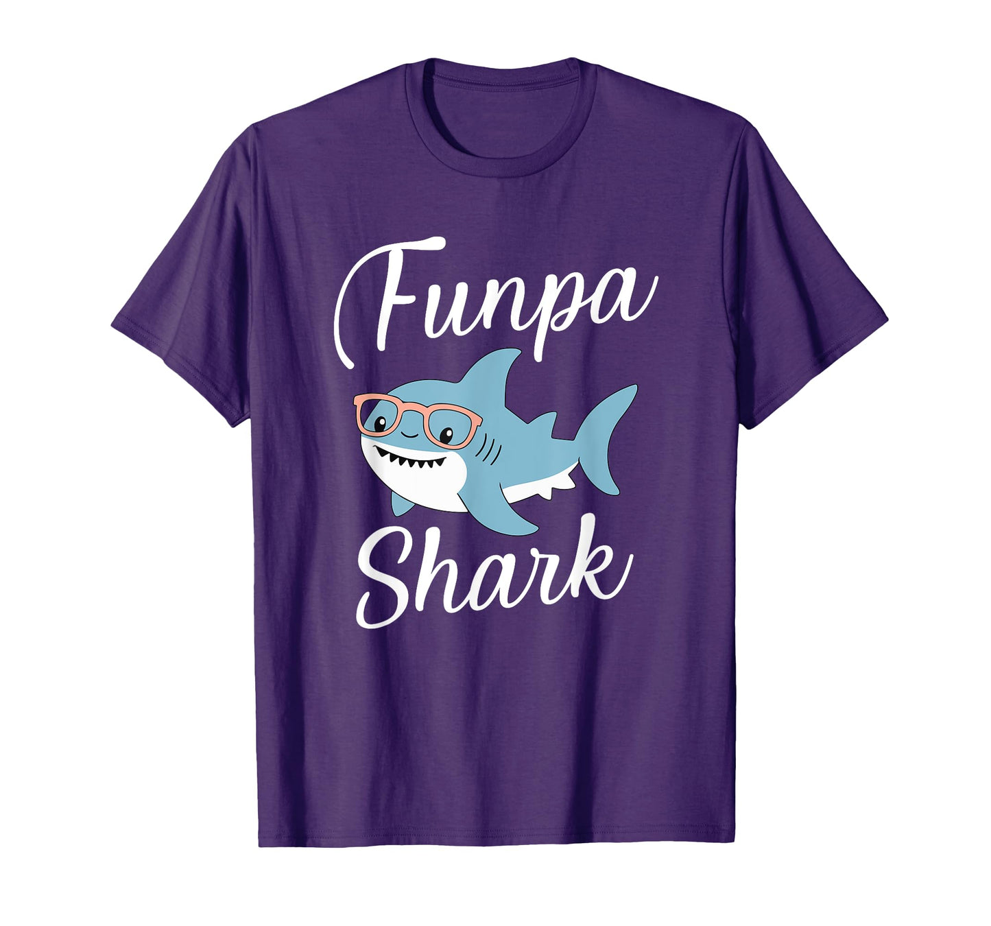 Funpa Shark Funny Matching Family Grandpa T-Shirt