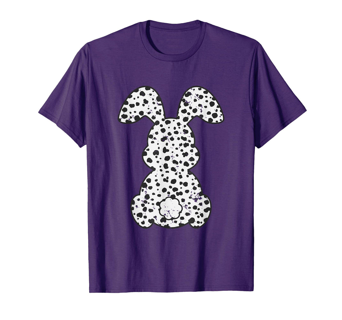 Grunge Dalmatian Bunny Happy Easter Bunny Dalmatian Easter T-Shirt