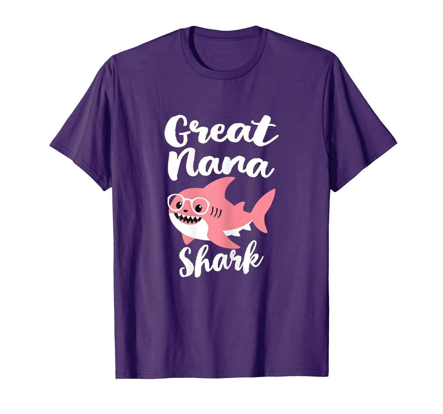 Great Nana Shark Mother's Day Grandma Funny T-Shirt