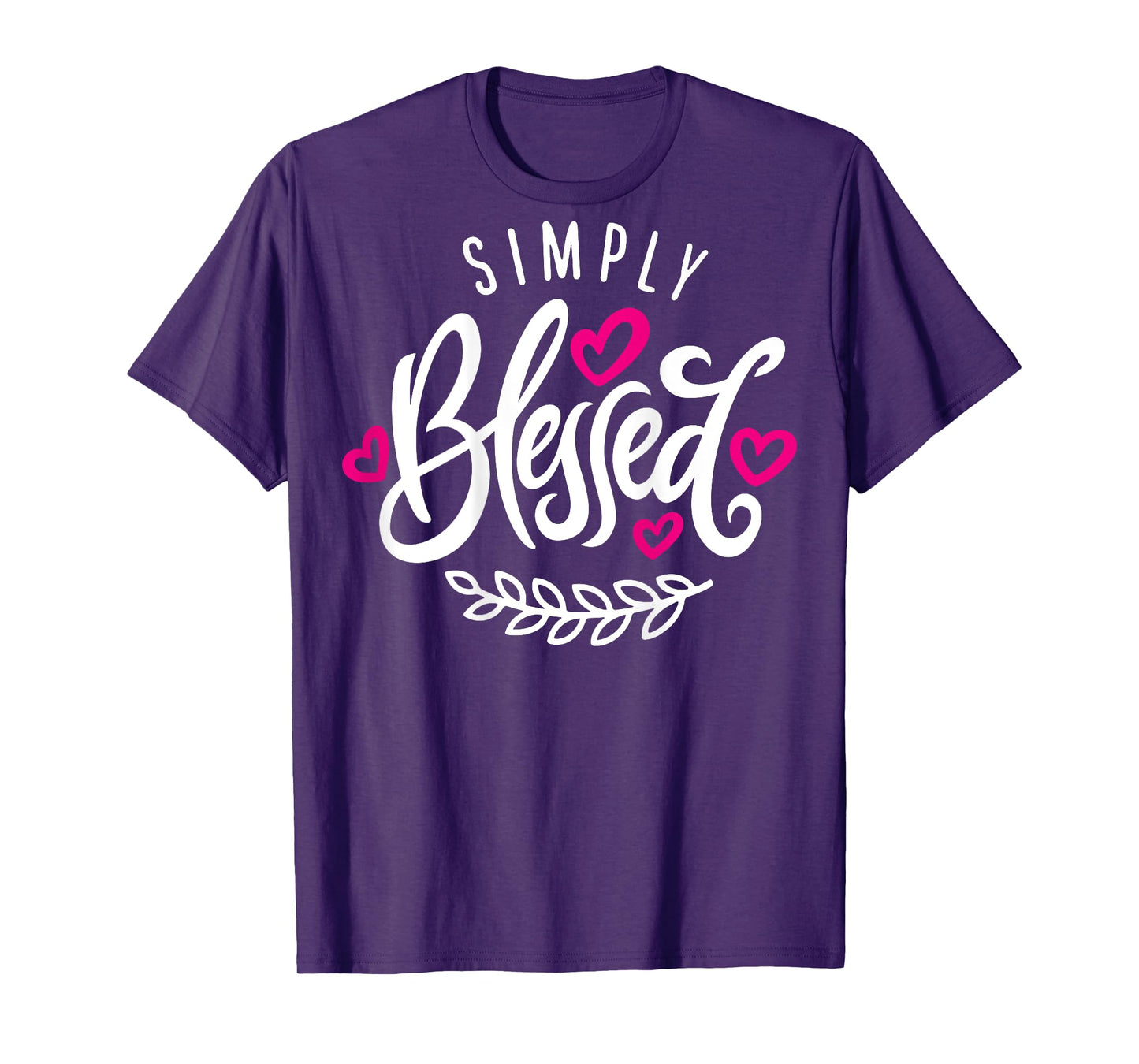 Blessed Beyond Measure Simply Blessed Blessing ART ON BACK T-Shirt