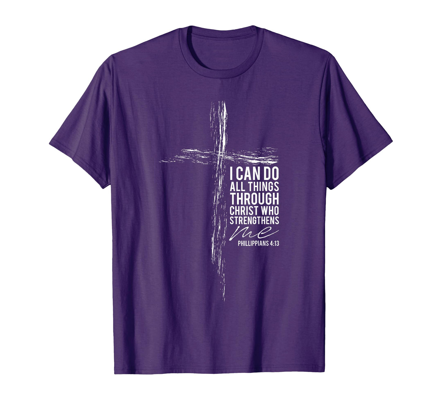 Philippians 4:13 Christian Cross Gifts Men Women Him Her T-Shirt