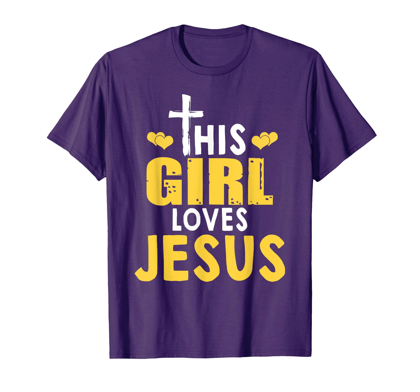 This Girl Loves Jesus Christians Women Faith in Christ T-Shirt
