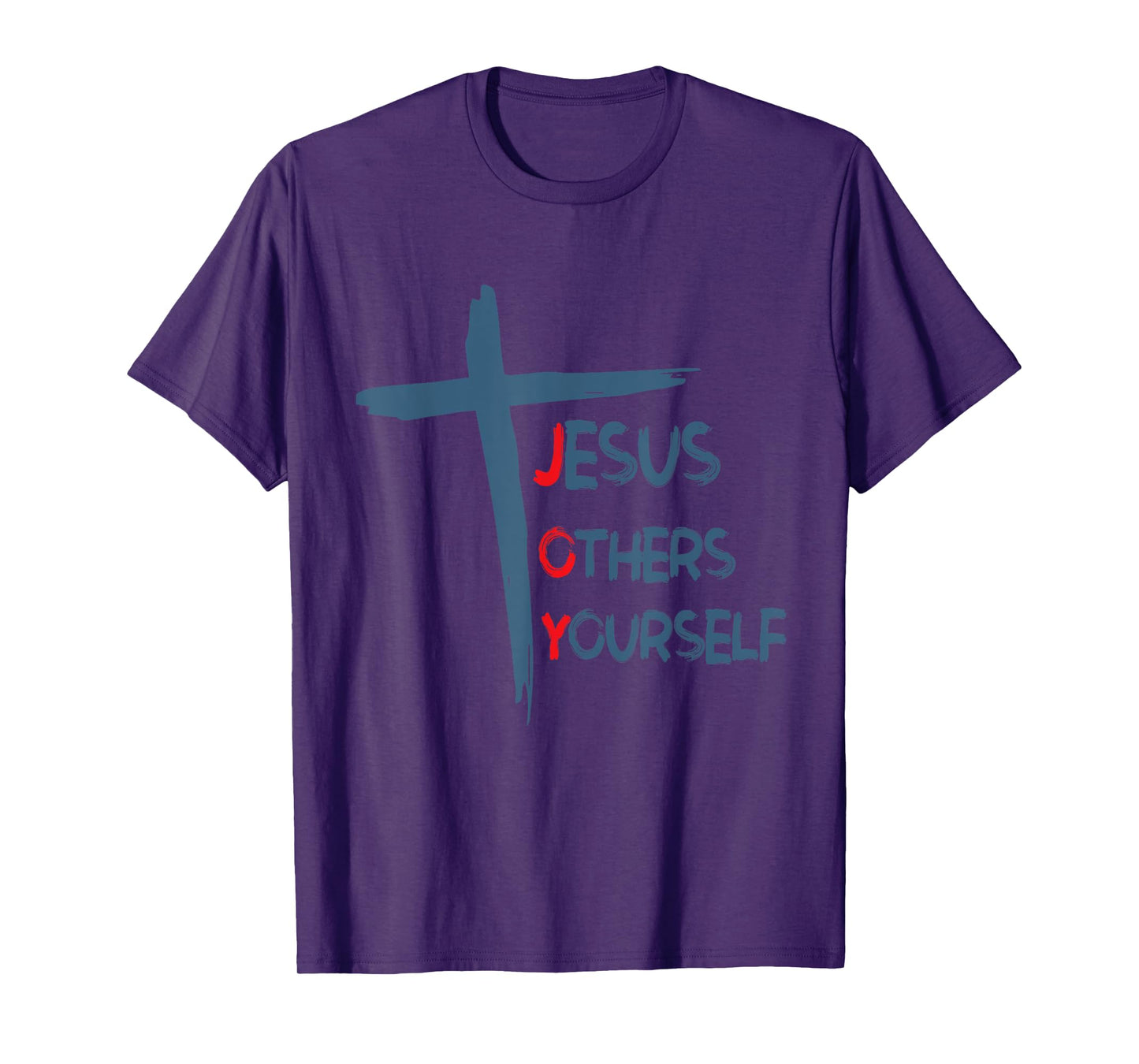JOY Jesus Others Yourself Christian Cross T-Shirt