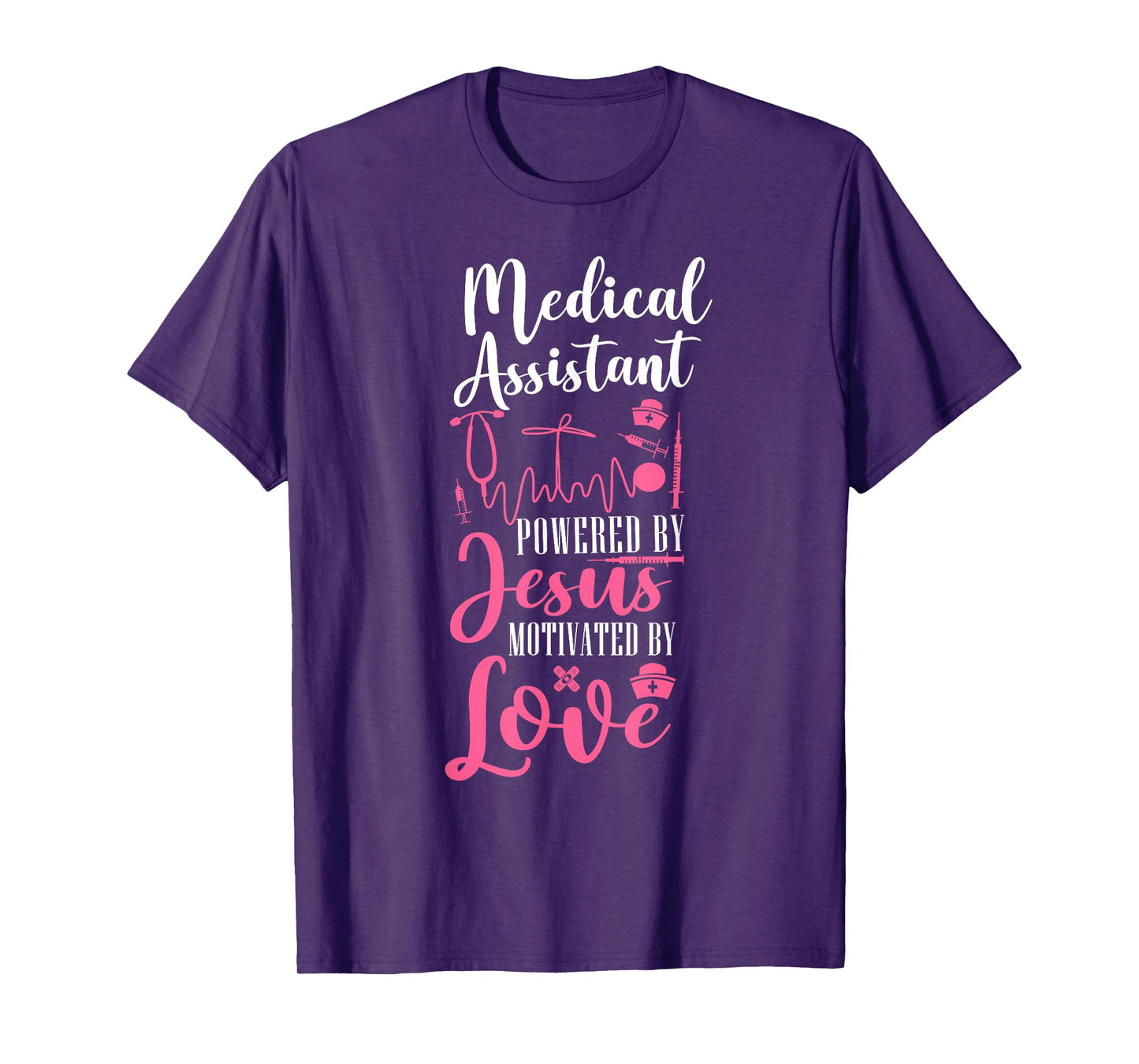 Certified Medical Assistant Jesus Faith CMA T-Shirt