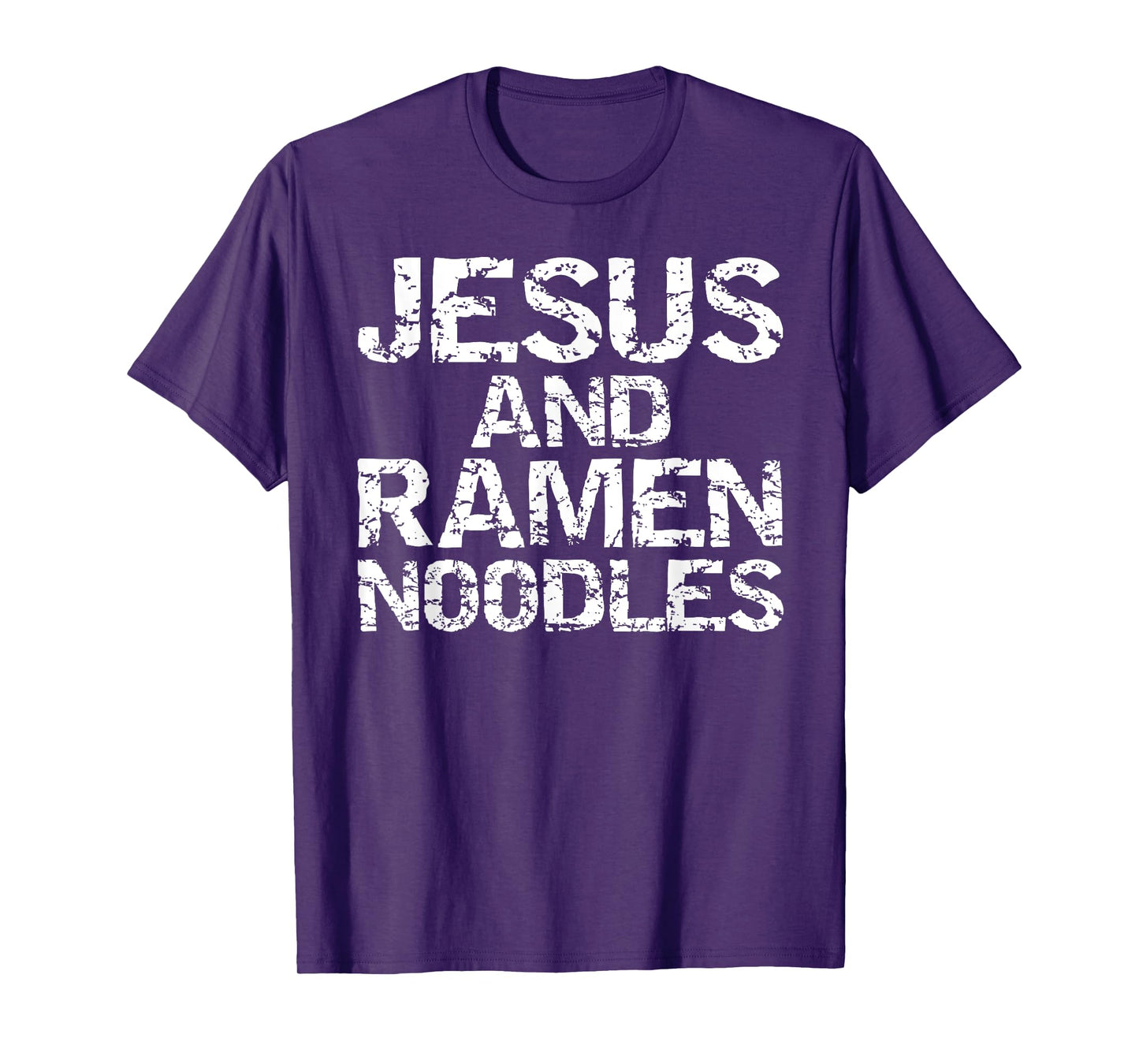 Jesus and Ramen Noodles Shirt for Men Funny Christian Tshirt T-Shirt