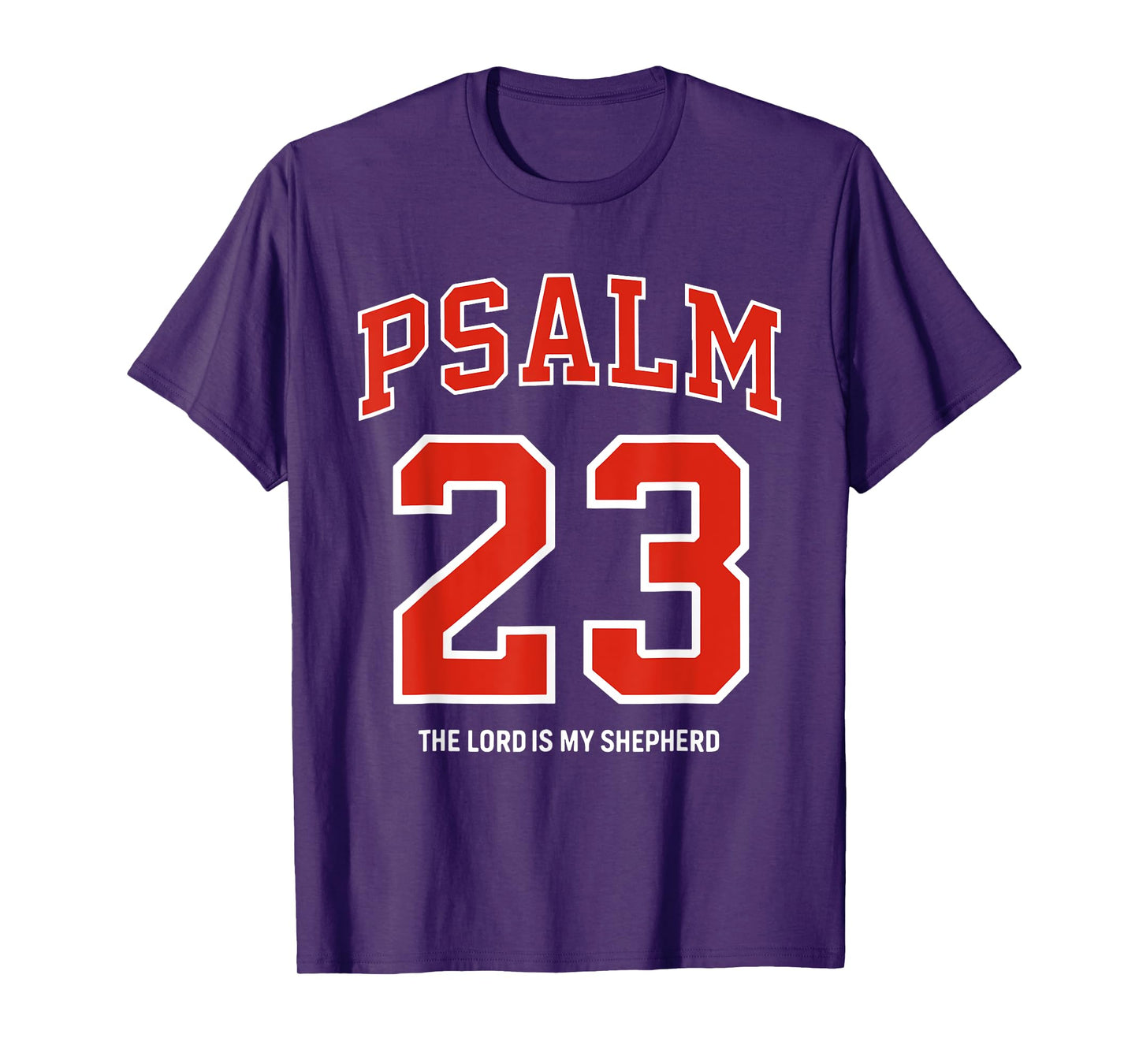 Psalm 23 The Lord is My Shepherd Christian Football Season T-Shirt