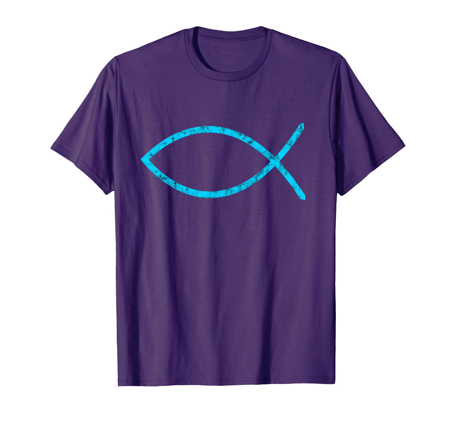 Jesus Fish Ichthus Ichthy Emblem Christian Faith Symbol T-Shirt
