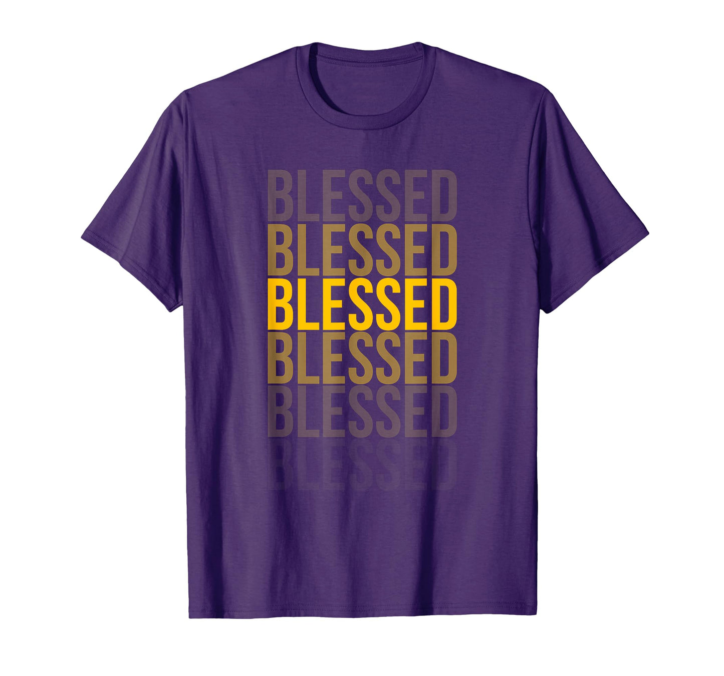 Blessed, Christian God Jesus Church Blessed Men Women Faith T-Shirt