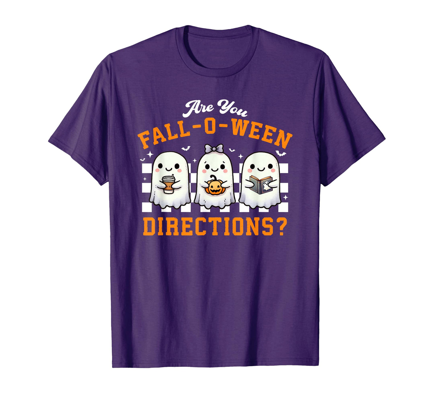 Are You Fall-O-Ween Directions Ghost Christian Halloween T-Shirt
