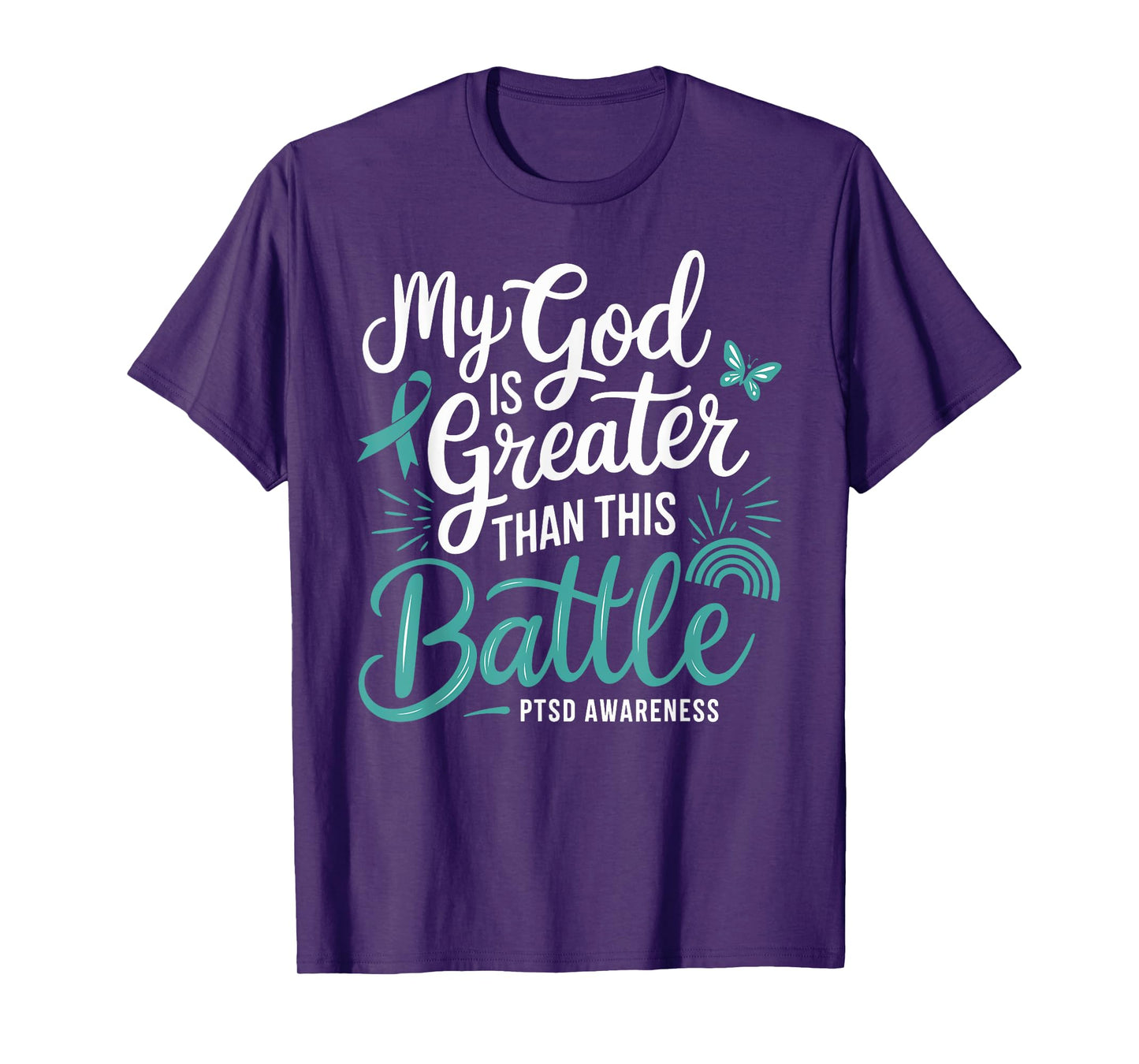 God Faith PTSD Awareness T-Shirt