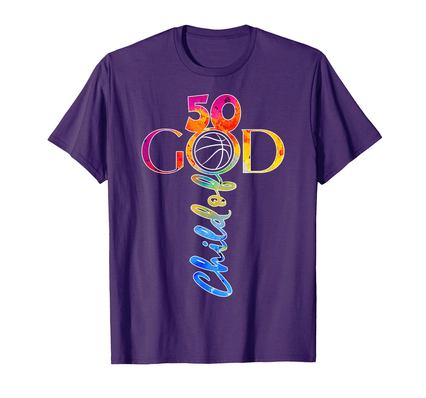 JESUS 50 YEARS CHILD OF GOD BASKETBALL 50th BIRTHDAY T-Shirt