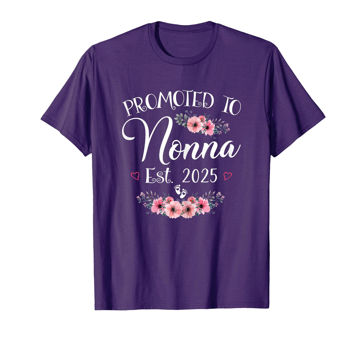 Promoted To Nonna 2025 Mother's Day Soon To Be Mom Pregnancy T-Shirt