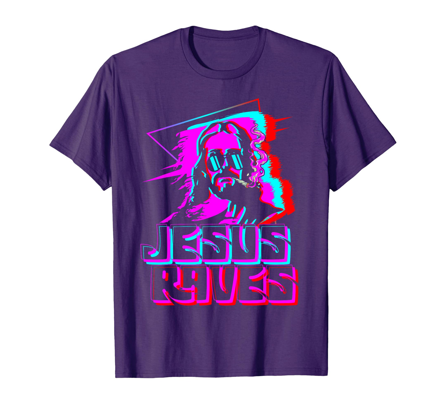 Jesus Raves House Music Techno Music Rave Party T-Shirt