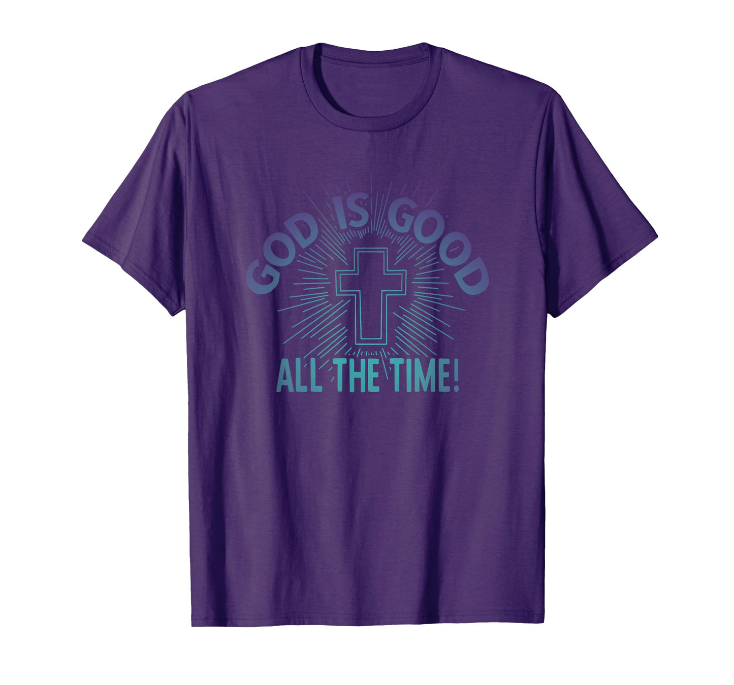 Goodness Of God GOD IS GOOD ALL THE TIME Christian Women's Unisex-Kids Black Modern Religious T-Shirt