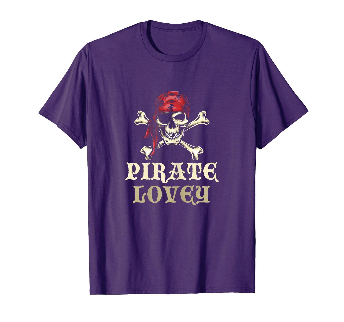 Pirate Lovey Skull Matching Grandma Halloween Costume T-Shirt
