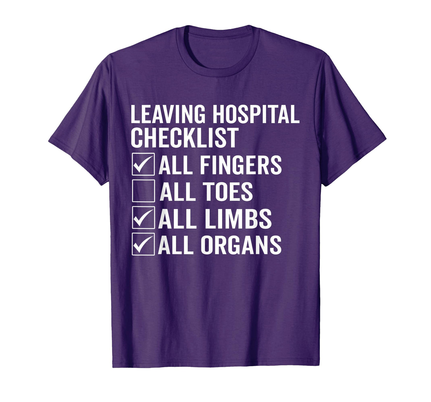 Toe Amputee Funny Humor Toe Amputation T-Shirt