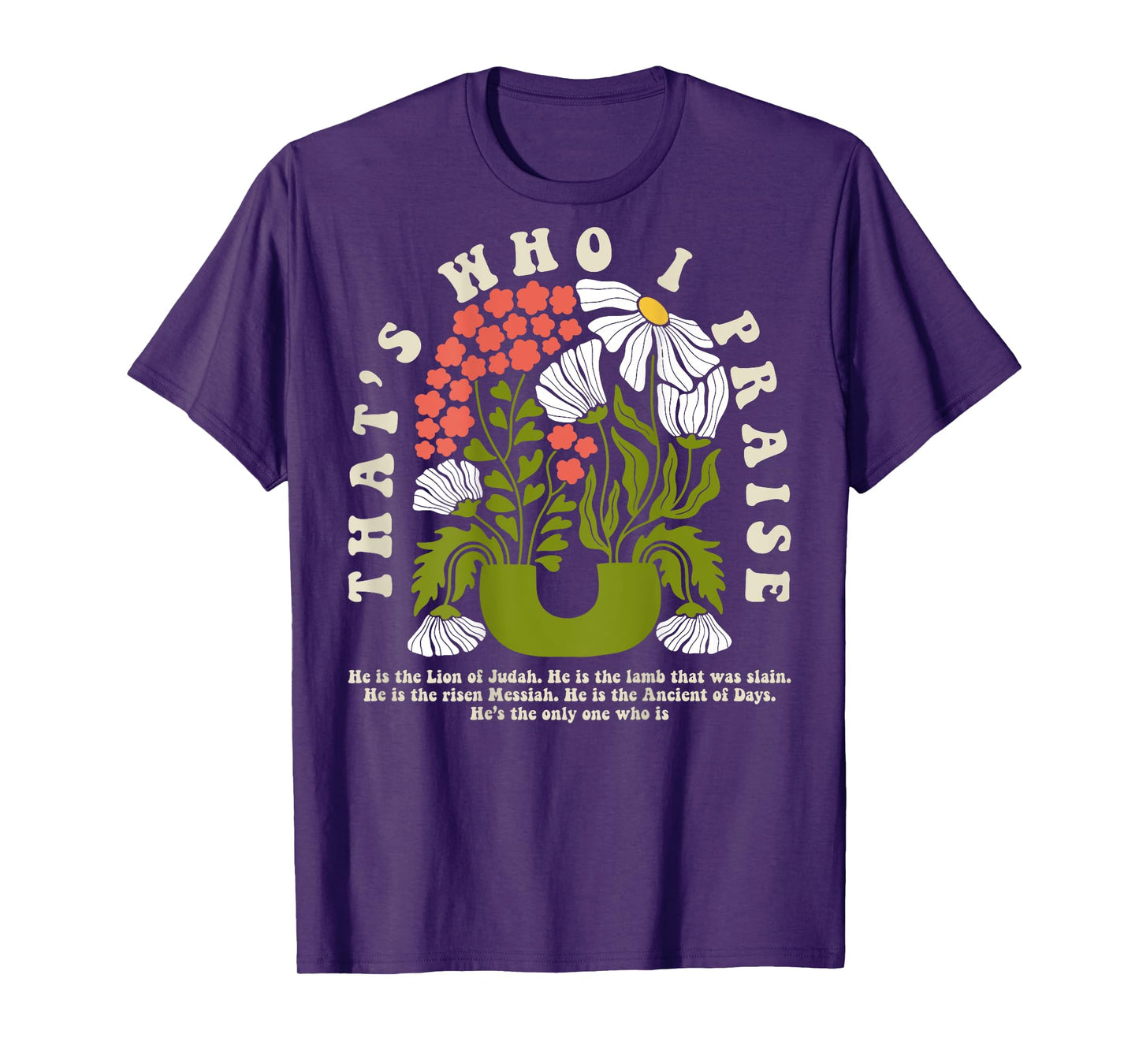 Brandon That's Who I Praise Jesus Christian Lake Merch T-Shirt
