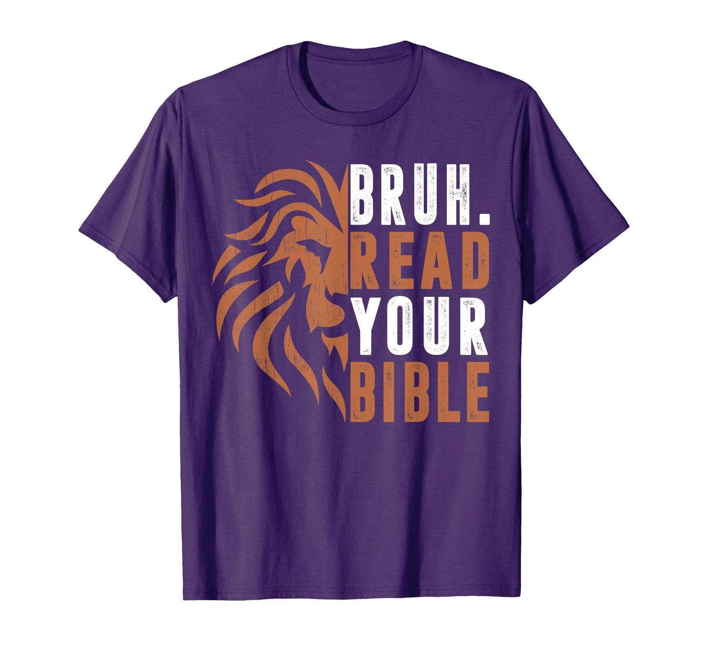 Men Bruh Read Your Bible Dad Boy Funny Christian Religious T-Shirt