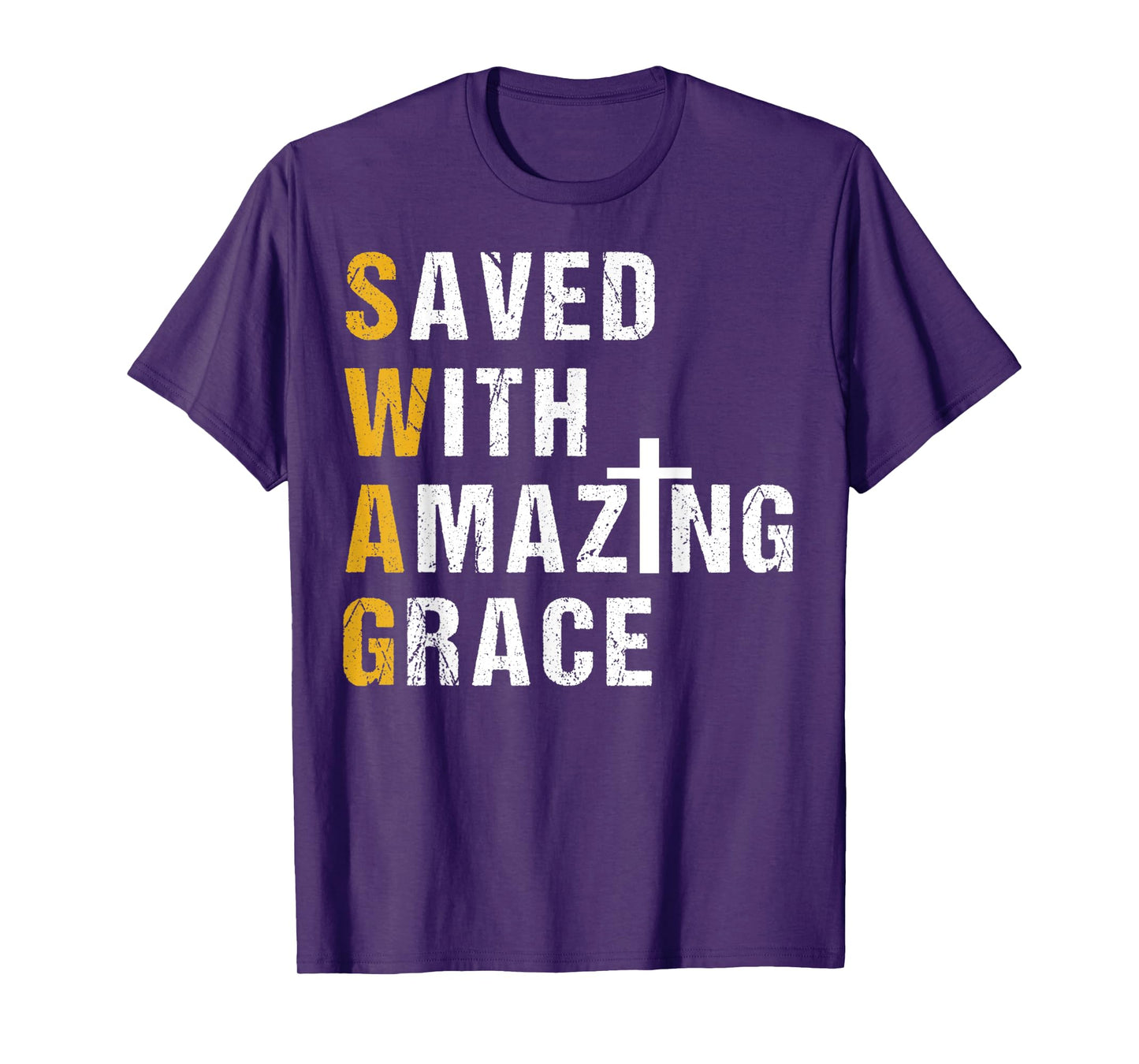 Saved With Amazing Grace T Shirt Christian Gift Swag T Shirt