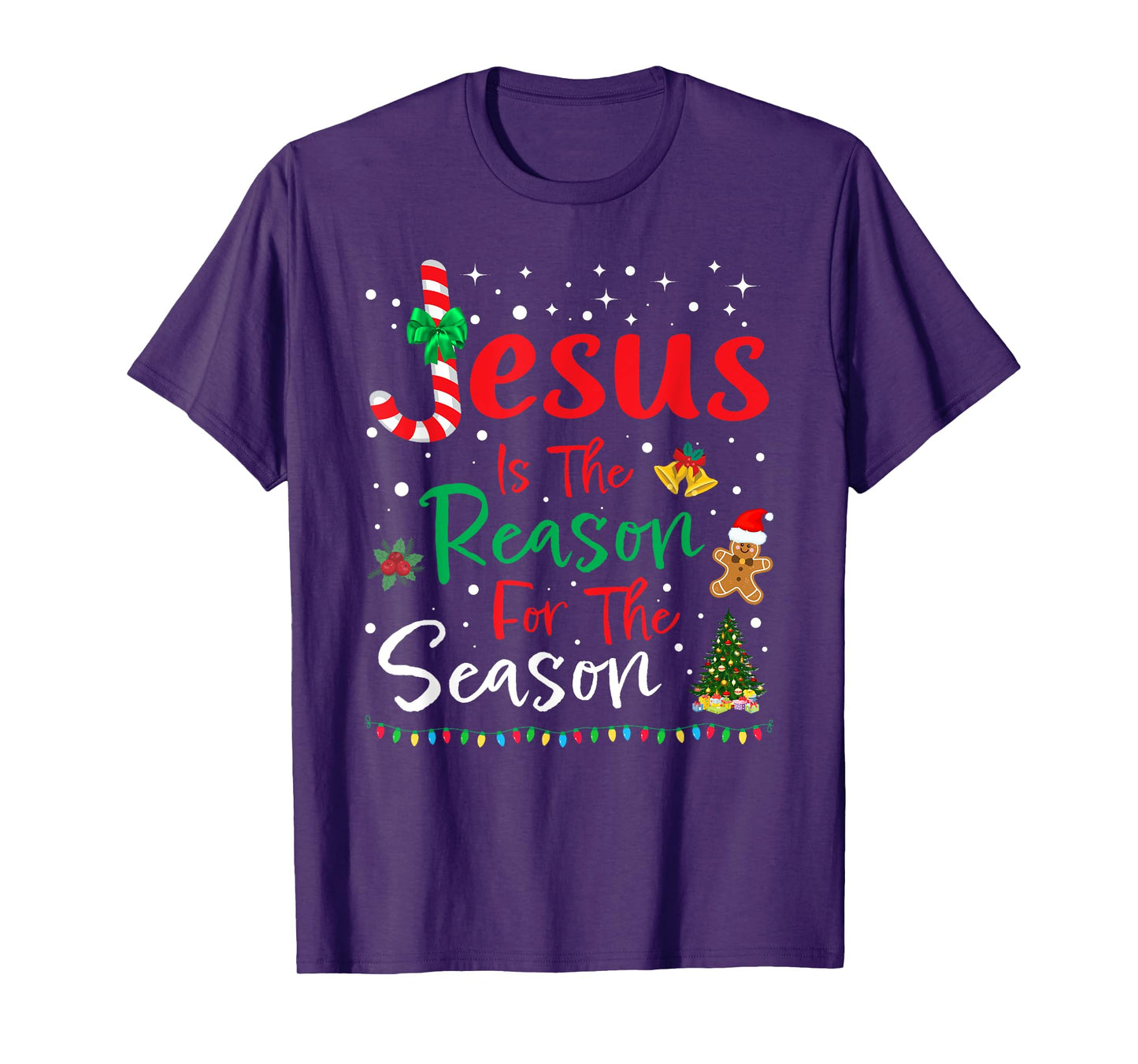 Jesus Is The Reason for The Season Christmas Family Pajamas T-Shirt