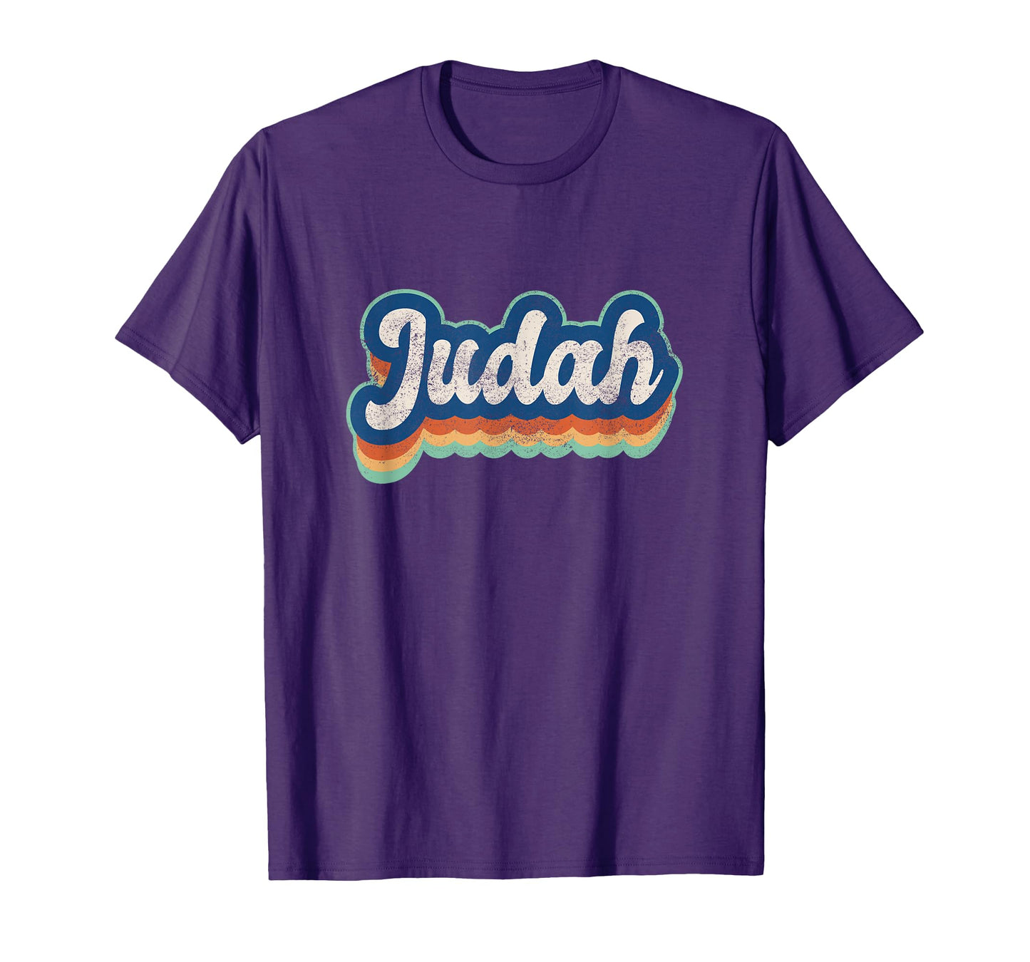 Judah First Name Boy Vintage Style 70s 80s Personalized T-Shirt