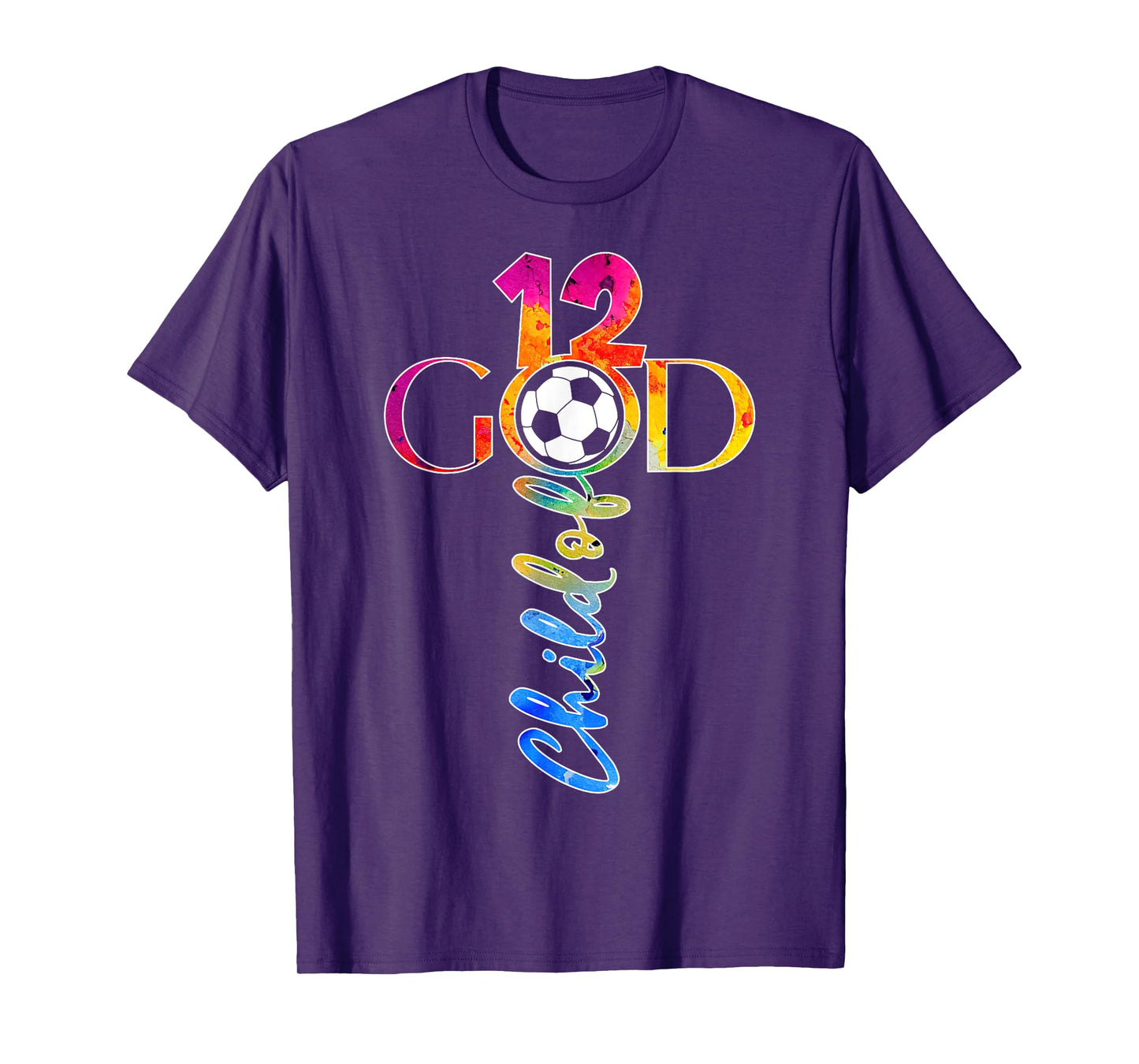 JESUS 12 YEARS CHILD OF GOD SOCCER 12TH BIRTHDAY T-Shirt