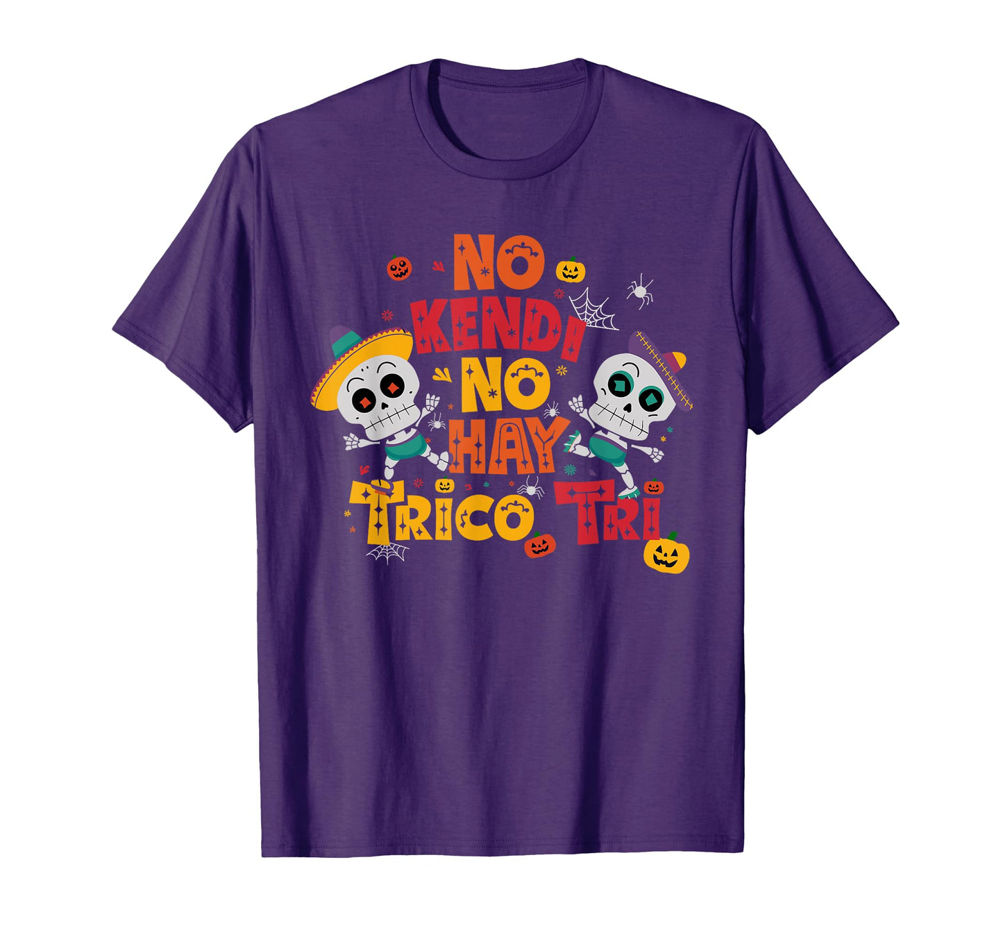 Skeleton Hispanic Trico Tri Mexican Halloween Tricotri T-Shirt