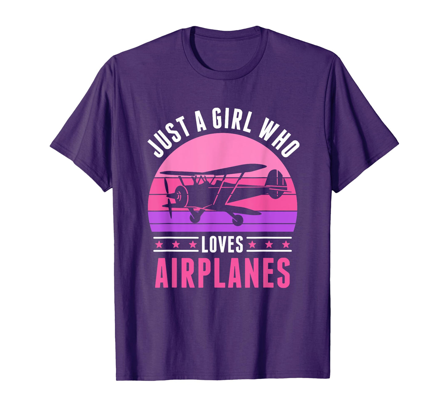Just a Girl who Loves Airplanes Women T-Shirt