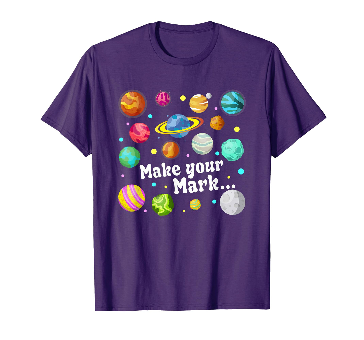 Colorful Make Your Mark Happy Dot Day Teacher Kids T-Shirt