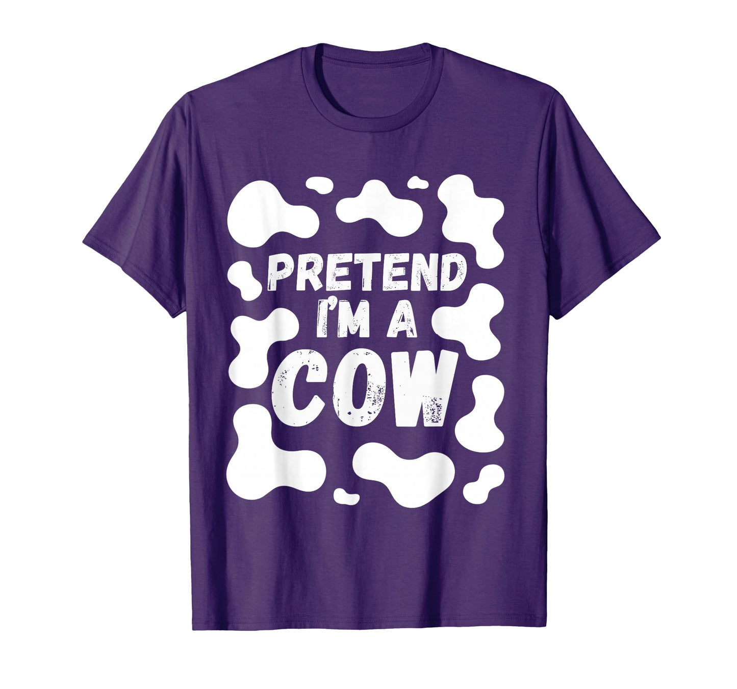 Pretend I'm a Cow Funny Halloween T-Shirt
