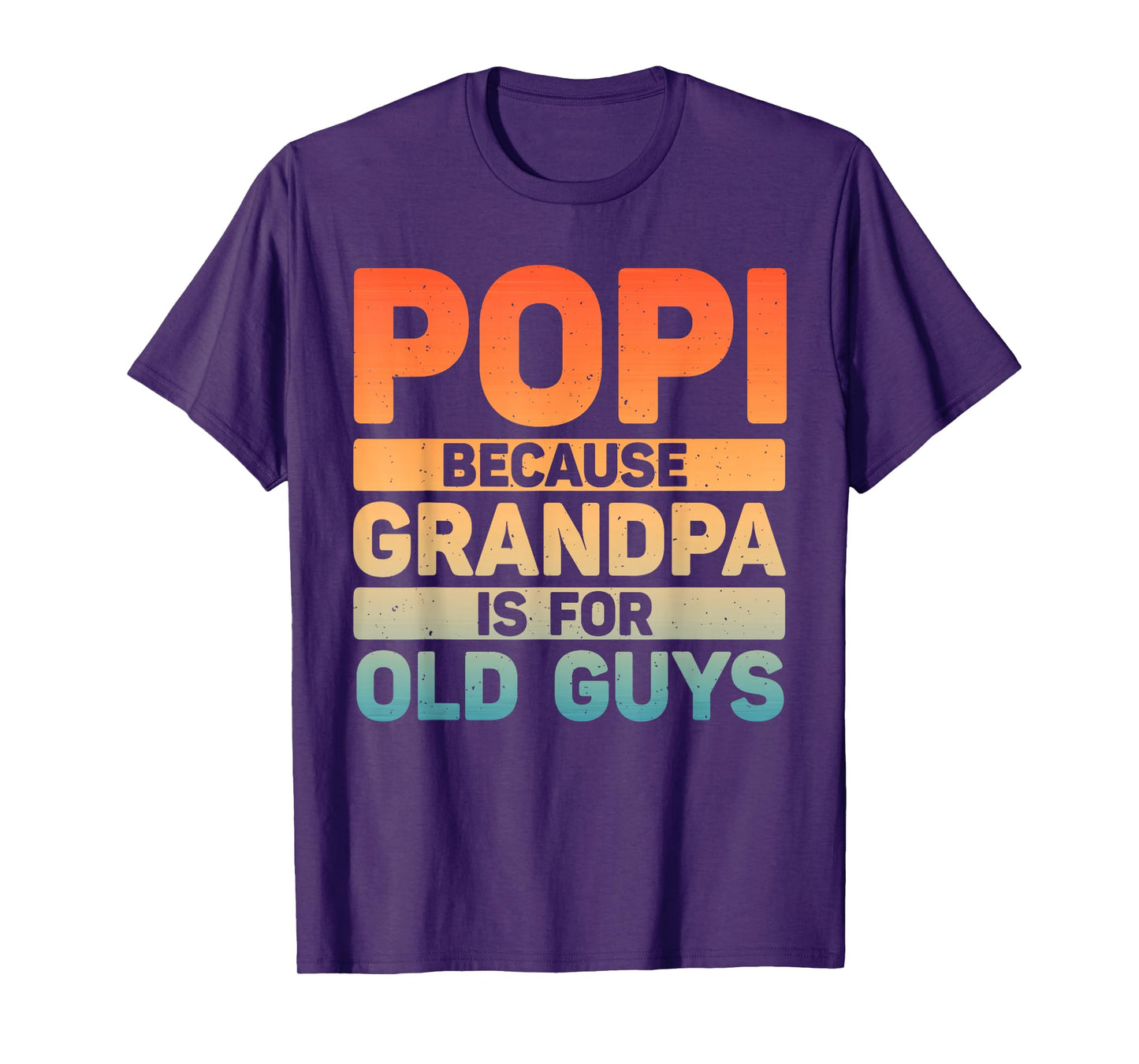 Popi Design For Grandpa From Grandkids Father's Day Popi T-Shirt