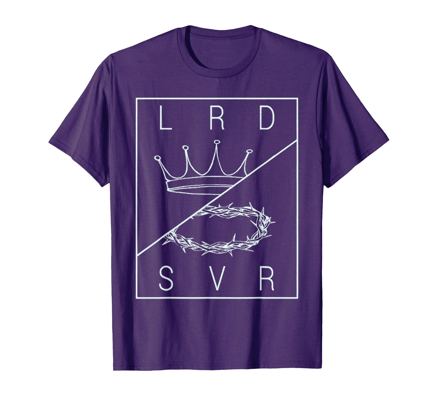 Vintage Jesus Is My Lord And My Savior Crown Graphic T-Shirt