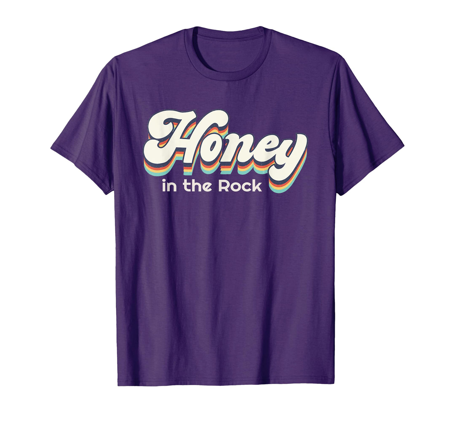 Honey In The Rock Christian Faith Vintage Funny Jesus T-Shirt