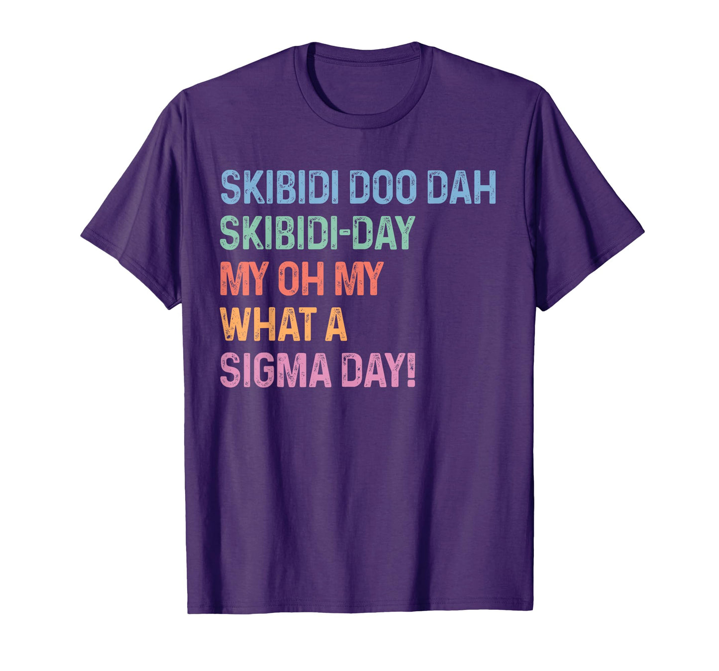 Skibidi Sigma Day Meme Funny Back To School Gen Z Alpha T-Shirt