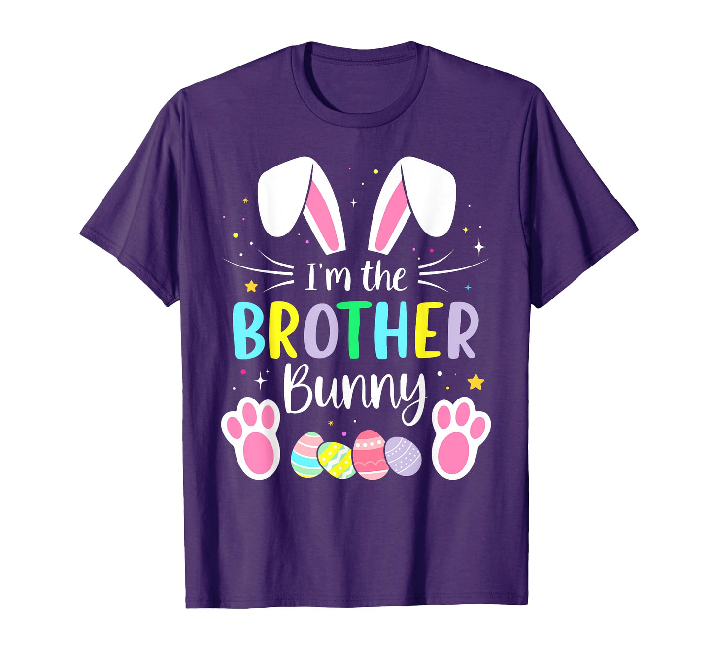 Im the brother bunny funny matching easter family T-Shirt