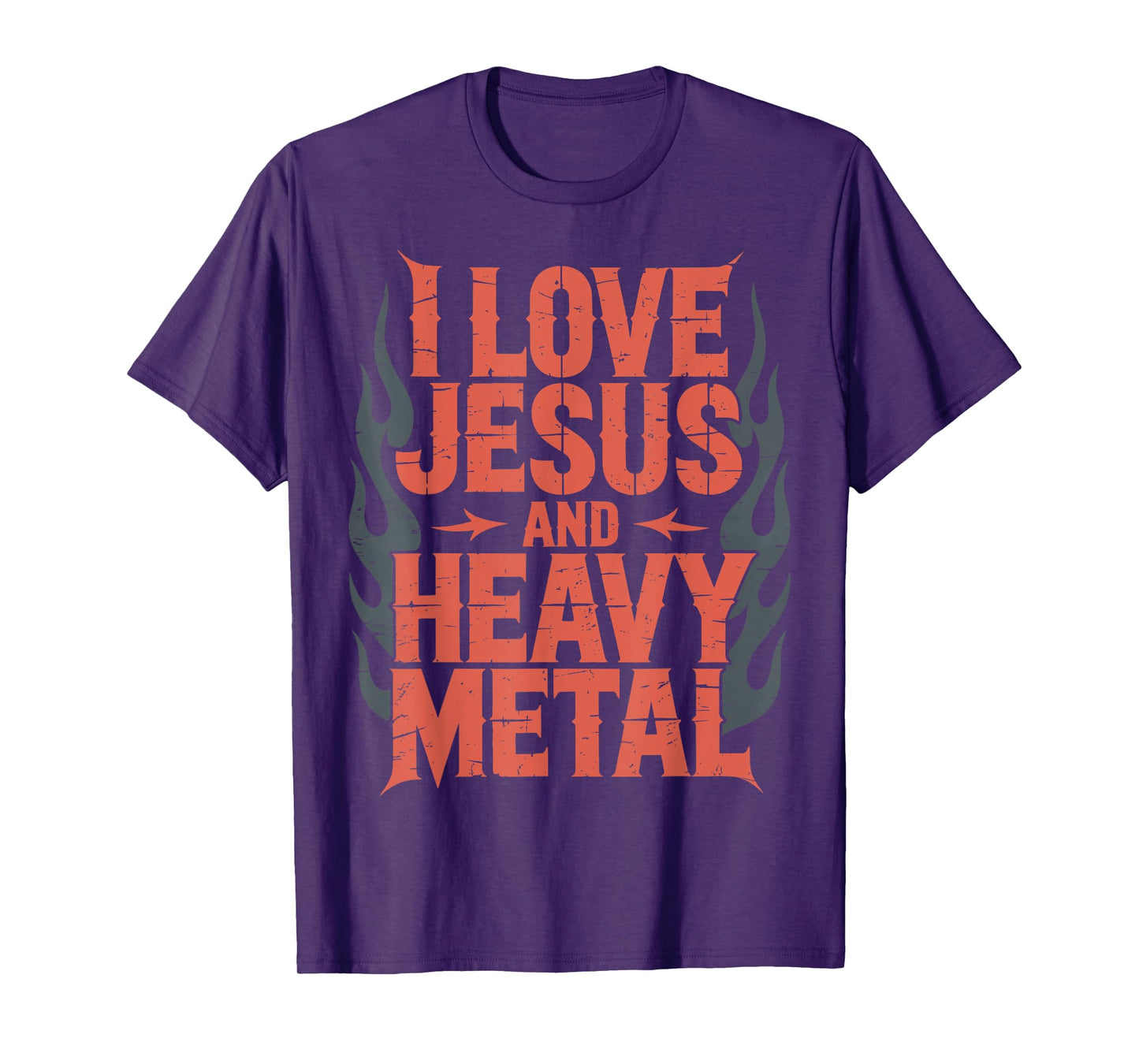 I Love Jesus And Heavy Metal T-Shirt
