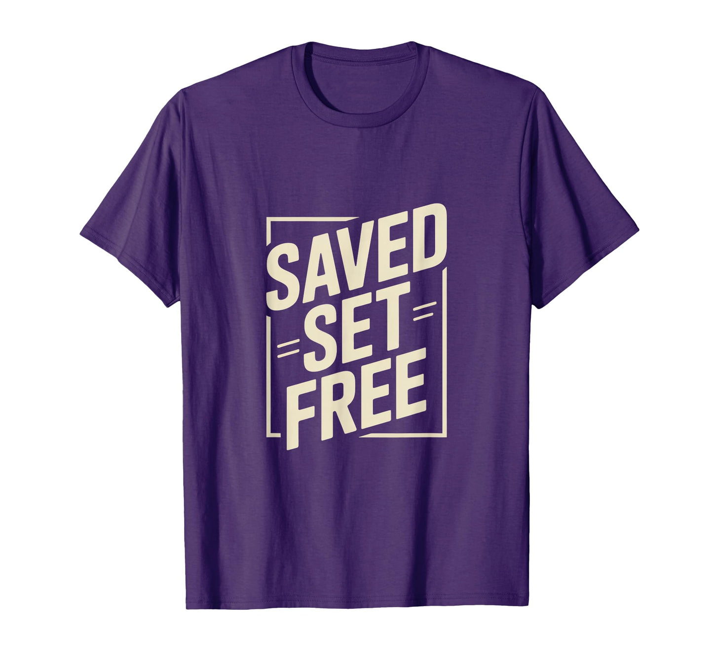 Christian Saved Set Free Faith Redemption Freedom T-Shirt