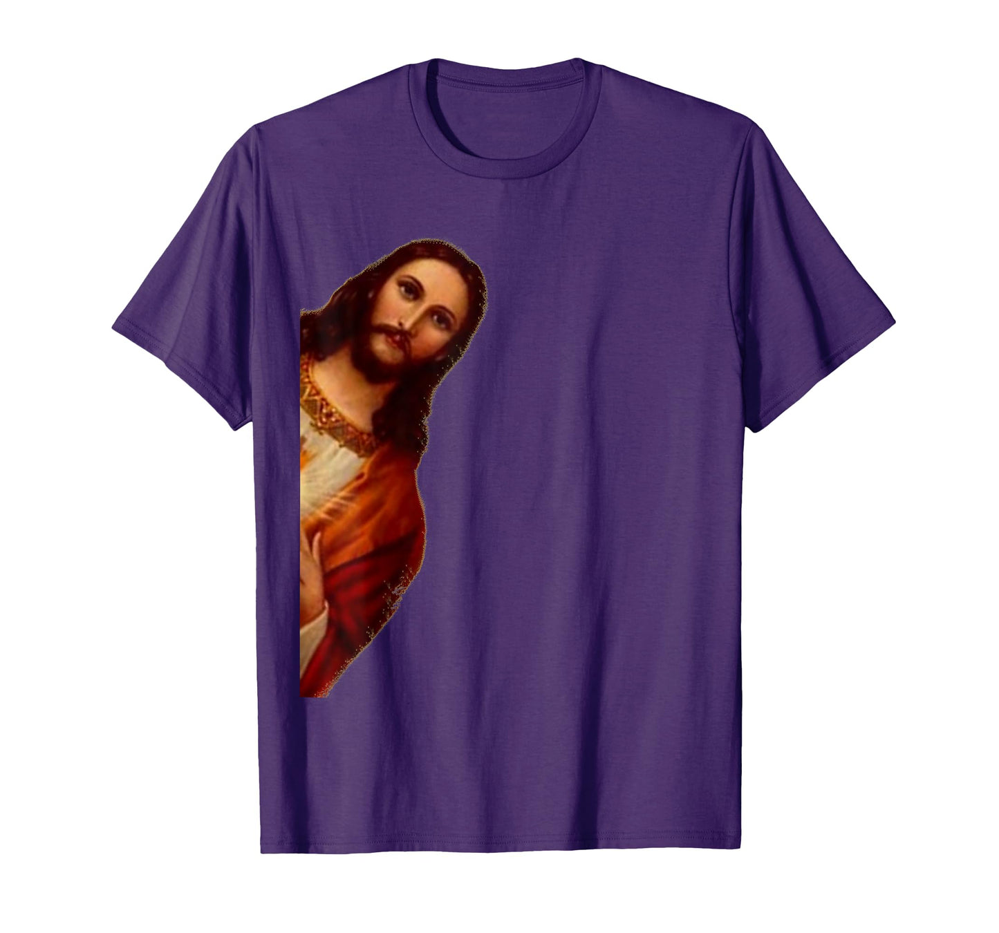 Jesus Peeking Out Funny shirt T-Shirt