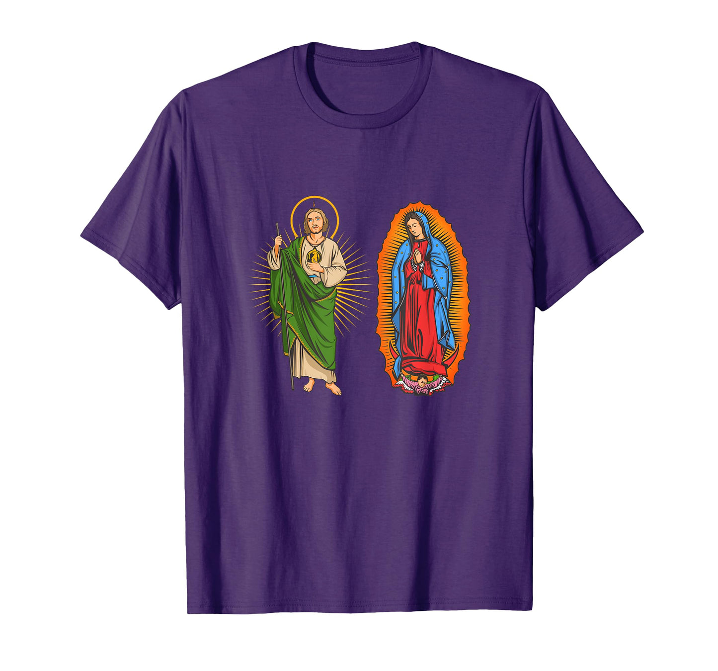 Virgen de Guadalupe con San Judas Tadeo T-Shirt