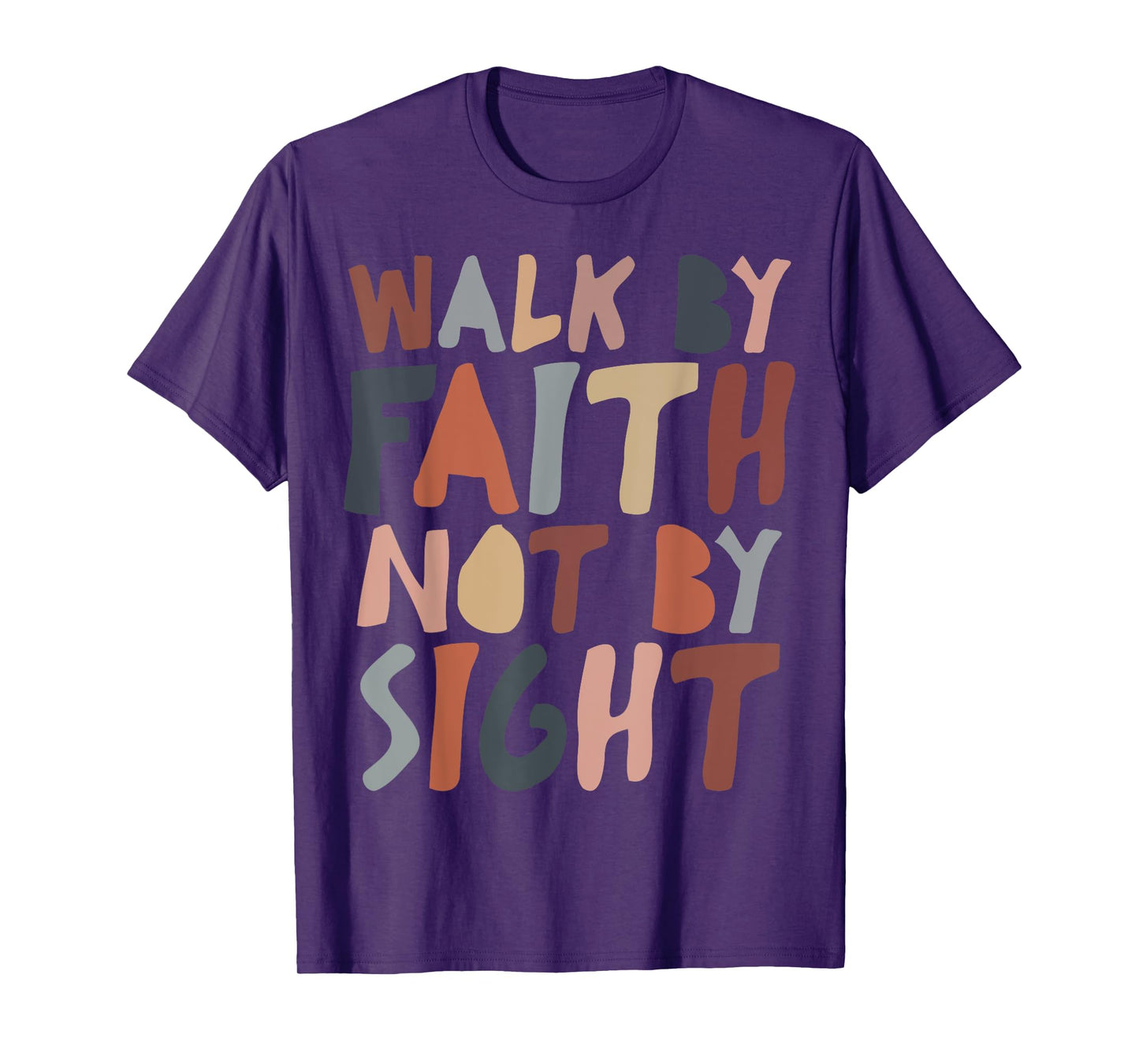 Walk by faith not by sight aesthetic christian T-Shirt