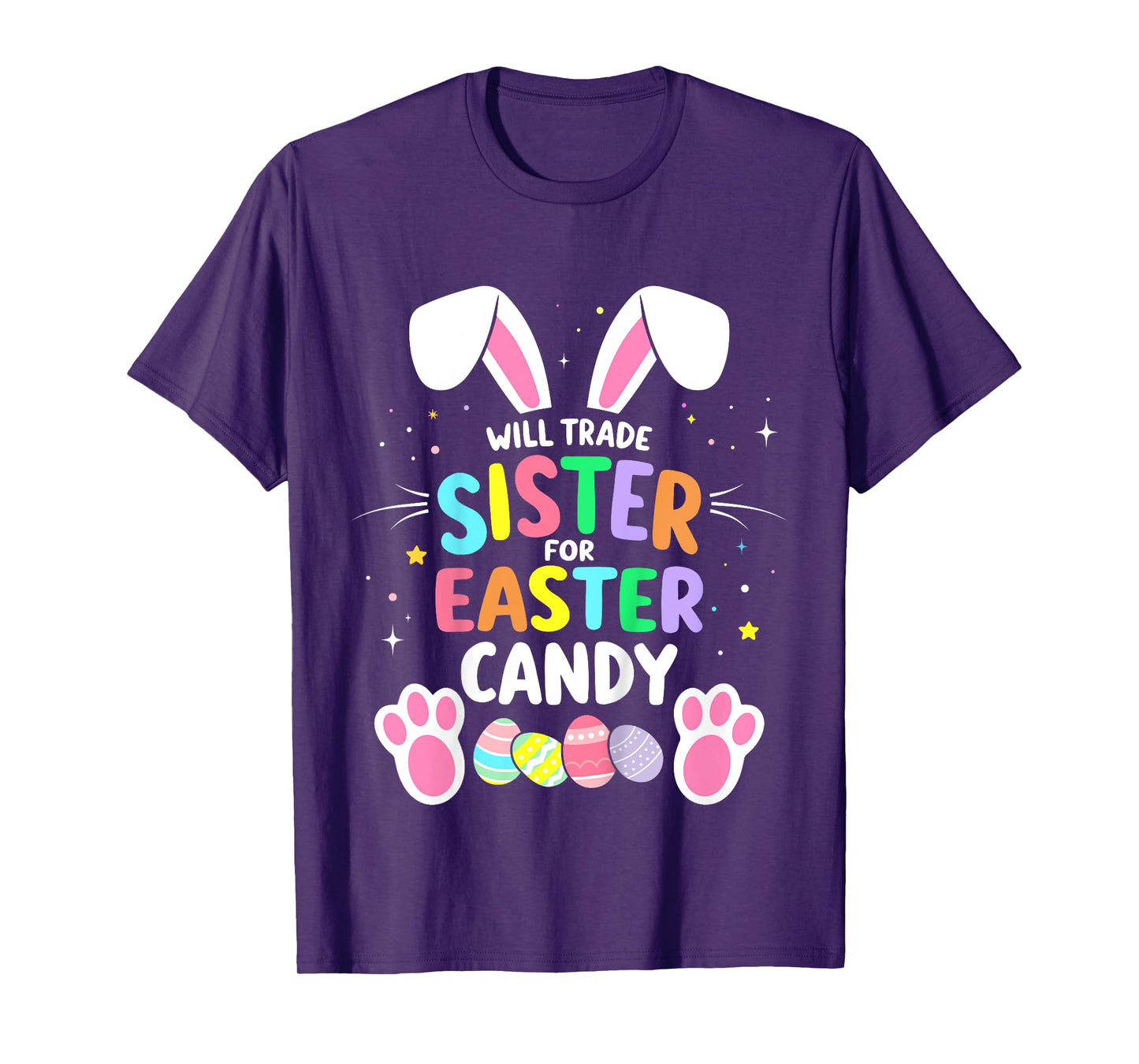 Kids Will trade sister for easter candy funny boys toddler T-Shirt