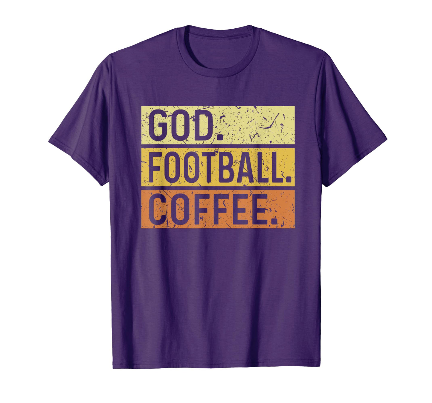 God Football Coffee Jesus Touchdown Football Player T-Shirt