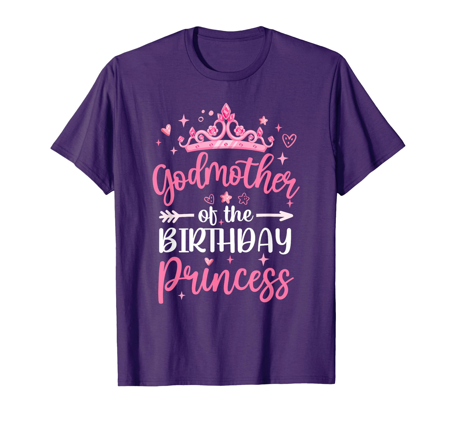 Godmother Of The Birthday Princess Birthday Girl Kid Family T-Shirt