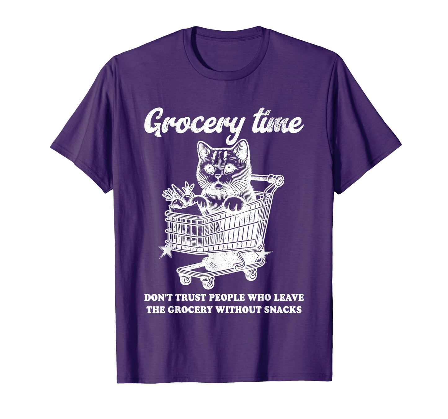 Grocery Time Don’t Trust People Who Leave The Grocery T-Shirt