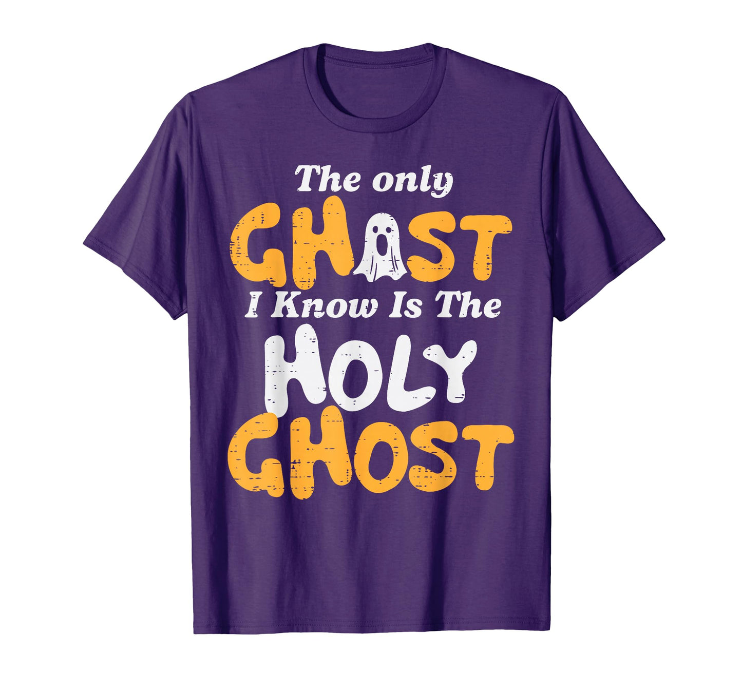 Halloween Ghost I Know Holy Christian Costume Men Women Kids T-Shirt