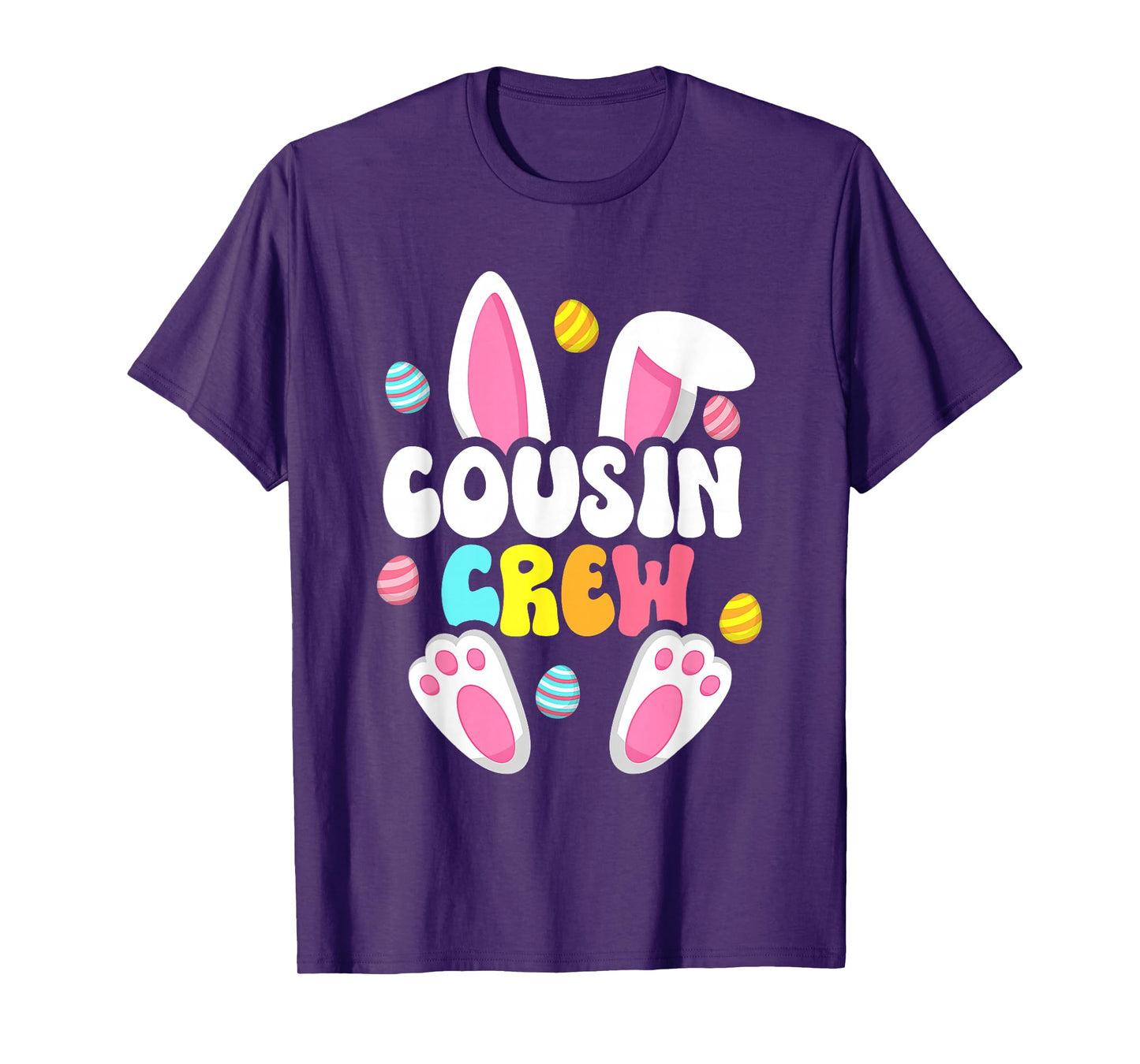 Cousin Crew Family Matching Bunny Easter Day Egg Hunt Group T-Shirt