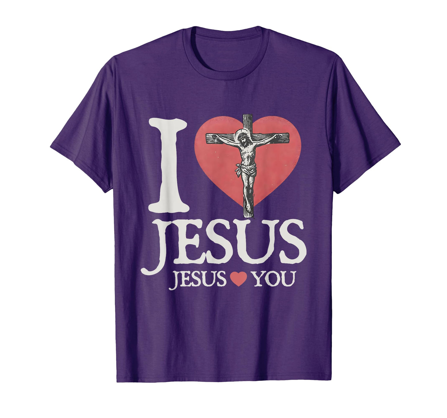 I Love Jesus Christian Jesus Love You Bible Verse T-Shirt