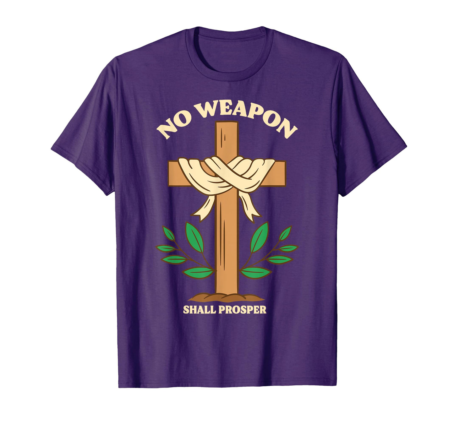 No Weapon - Christian Bible Verse Faith T-Shirt