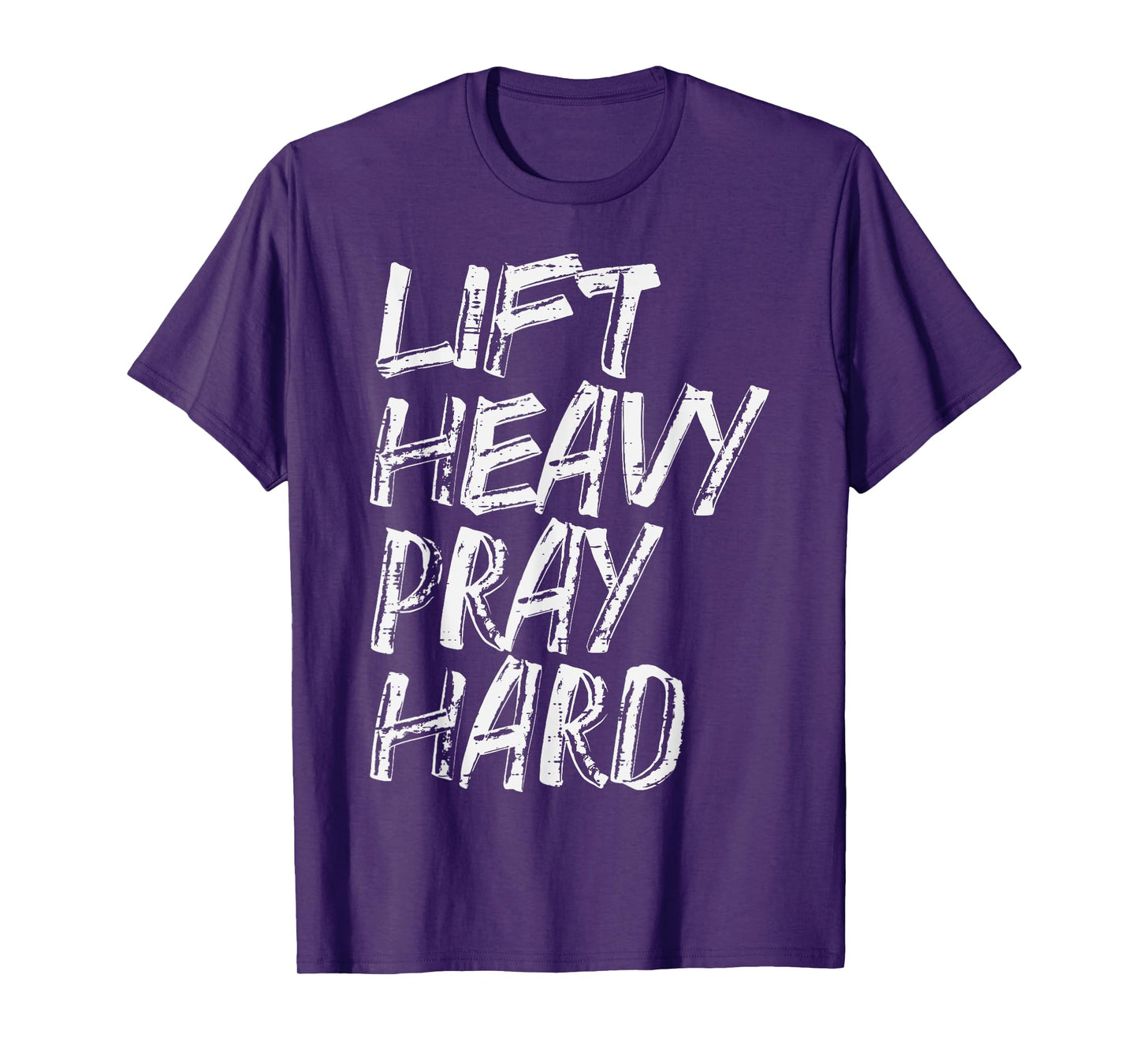 Gym Christian Lift Heavy Pray Hard Exercise Women Men Kids T-Shirt